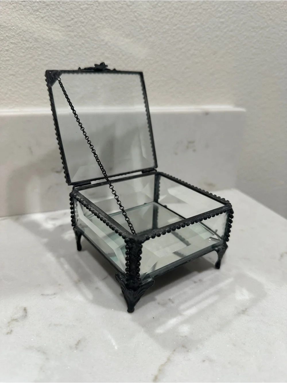 Nicole Miller Black Decorative Trinket Box Base